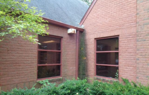 Bricks in Soldier Course above and below windows